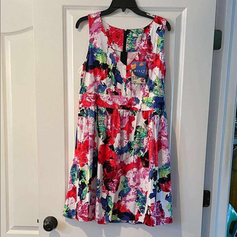 Milly Multicolor Abstract Dress